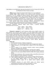 Laboratoriniai chemijos darbai  (maisto technologijų studijų programa) 5 puslapis