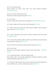 Renginių pasiūlos kiekybinė analizė Vilniaus kultūros centre 9 puslapis