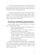 Pardavimų skatinimas. Ryšiai su visuomene 9 puslapis