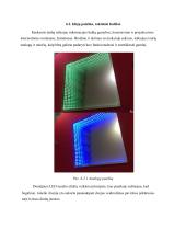 Interjero puošybos gaminys: „veidrodis su integruotu tunelio efektu“. Technologijų mokyklinio brandos egzamino darbo aprašas 8 puslapis