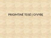 Prigimtinė teisė į gyvybę. Abortas