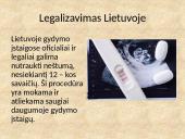Prigimtinė teisė į gyvybę. Abortas 5 puslapis