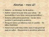 Prigimtinė teisė į gyvybę. Abortas 7 puslapis