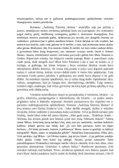 Moterų paveikslai I. Simonaitytės romane ,,Aukštųjų Šimonių likimas” 2 puslapis