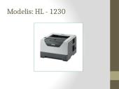 Lazerinis spausdintuvas. Modelis: HL - 1230 2 puslapis