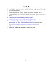 Pasaulio prekybos organizacija (PPO) ir Lietuva 15 puslapis