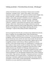 Veikėjų paveikslai J. Marcinkevičiaus dramoje ,,Mindaugas"