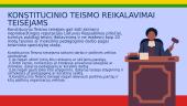 Lietuvos Respublikos Konstitucinis Teismas (skaidrės) 8 puslapis