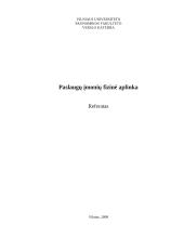 Paslaugų įmonių fizinė aplinka