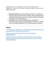 Just. Marcinkevičius "Mindaugas" Valdovo asmenybės drama:  pasirinkimas tarp asmeninės laimės ir valstybės 3 puslapis