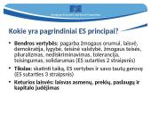 Kas yra Europos Sąjunga (ES)? (skaidrės) 2 puslapis
