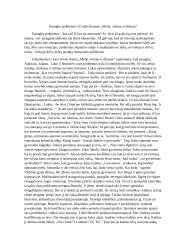 Paauglių problemos J. Grušo dramoje ,,Meilė, velnias ir džiazas“