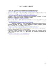 Pensijų fondų investicinio portfelio formavimas investuojant tarptautinėse rinkose 18 puslapis