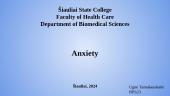 What is anxiety? 13 puslapis