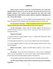 AB ,,Utenos trikotažas“: naujo darbuotojo įvedimas ir motyvavimas 3 puslapis