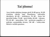 Triukšmas ir jo poveikis 15 puslapis