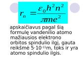Vandenilio atomo modelis 12 puslapis