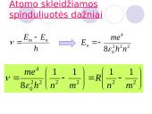 Vandenilio atomo modelis 17 puslapis