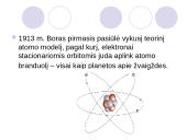 Vandenilio atomo modelis 3 puslapis