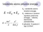 Vandenilio atomo modelis 4 puslapis
