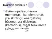 Vandenilio atomo modelis 9 puslapis