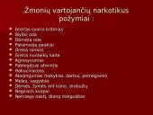 Narkotikai ir jų žala. Skaidrės 10 puslapis