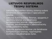LR teismų sistema. Skaidrės 5 puslapis