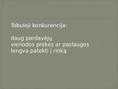 Įmonių konkurencija. Rinkos struktūra 2 puslapis