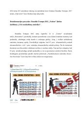 Dezinformacija. Donaldo Trumpo 2015 ,,Twitter’’ socialiniame tinkle įkeltas skelbimas ,,USA nusikaltimų statistika” 2 puslapis