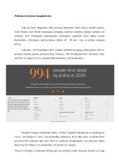 Dezinformacija. Donaldo Trumpo 2015 ,,Twitter’’ socialiniame tinkle įkeltas skelbimas ,,USA nusikaltimų statistika” 6 puslapis