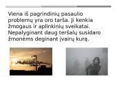 Oro taršos mažinimas (skaidrės) 2 puslapis