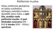 Polifoninė muzika (skaidrės) 4 puslapis
