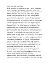 Platono ontologija 7 puslapis