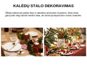 Kalėdų stalo dekoravimas 6 puslapis