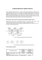 PLM - programuojamos loginės matricos. Architektūra, sandara, panaudojimas 3 puslapis