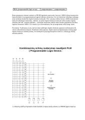 PLM - programuojamos loginės matricos. Architektūra, sandara, panaudojimas 4 puslapis
