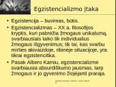 Džeromas Selindžeris ,,Rugiuose prie bedugnės”. Veikėjų paveikslai. Egzistencializmas 20 puslapis