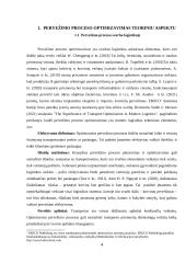 Pervežimo proceso optimizavimas 3 puslapis