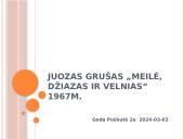 Juozas Grušas „Meilė, džiazas ir velnias“