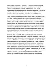 Political Corruption in Baltic States: Lithuanian Case 5 puslapis