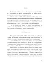 Politikos mokslo formavimasis, struktūra bei funkcijos 3 puslapis