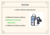 Šviesos matavimas. Paviršiaus apšvieta 18 puslapis