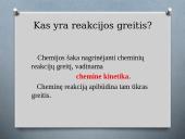 Cheminės reakcijos greitis ir jį lemiantys veiksniai 2 puslapis