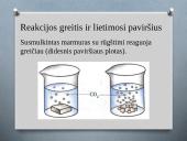 Cheminės reakcijos greitis ir jį lemiantys veiksniai 14 puslapis