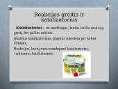 Cheminės reakcijos greitis ir jį lemiantys veiksniai 17 puslapis