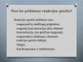 Cheminės reakcijos greitis ir jį lemiantys veiksniai 7 puslapis