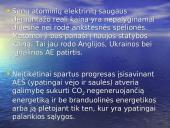 Veiksniai, sustabdę atominės energetikos plėtrą ir Visagino AE 18 puslapis