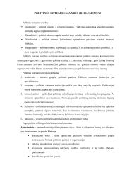 Politinės sistemos samprata ir  jos funkcijos 5 puslapis