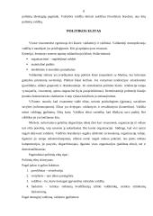 Politinės sistemos samprata ir  jos funkcijos 8 puslapis