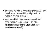 Vandens kietumas. Skaidrės 5 puslapis